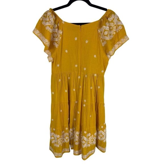 NWOT Hale Bob Mena Embroidered Dress- size M - Picture 10 of 11